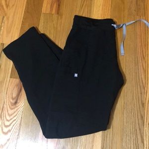 Figs Kade Cargo Scrub Pants Black